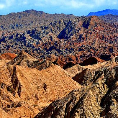 Nehbandan Martian Mountains 